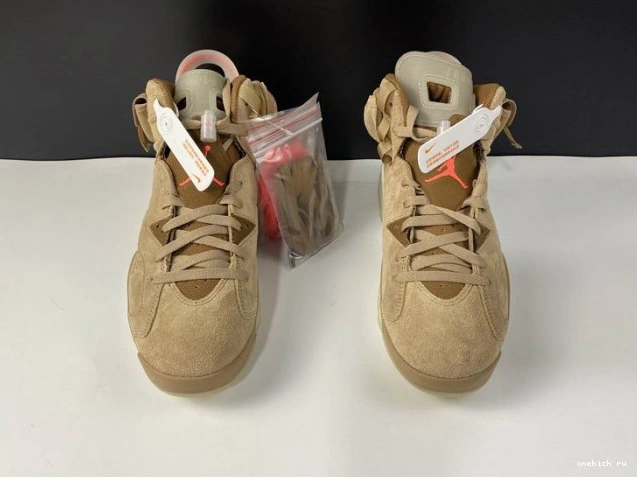 Chep Onekick DH0690-200 Retro Travis Air Jordan British Khaki 6 Scott 0805
